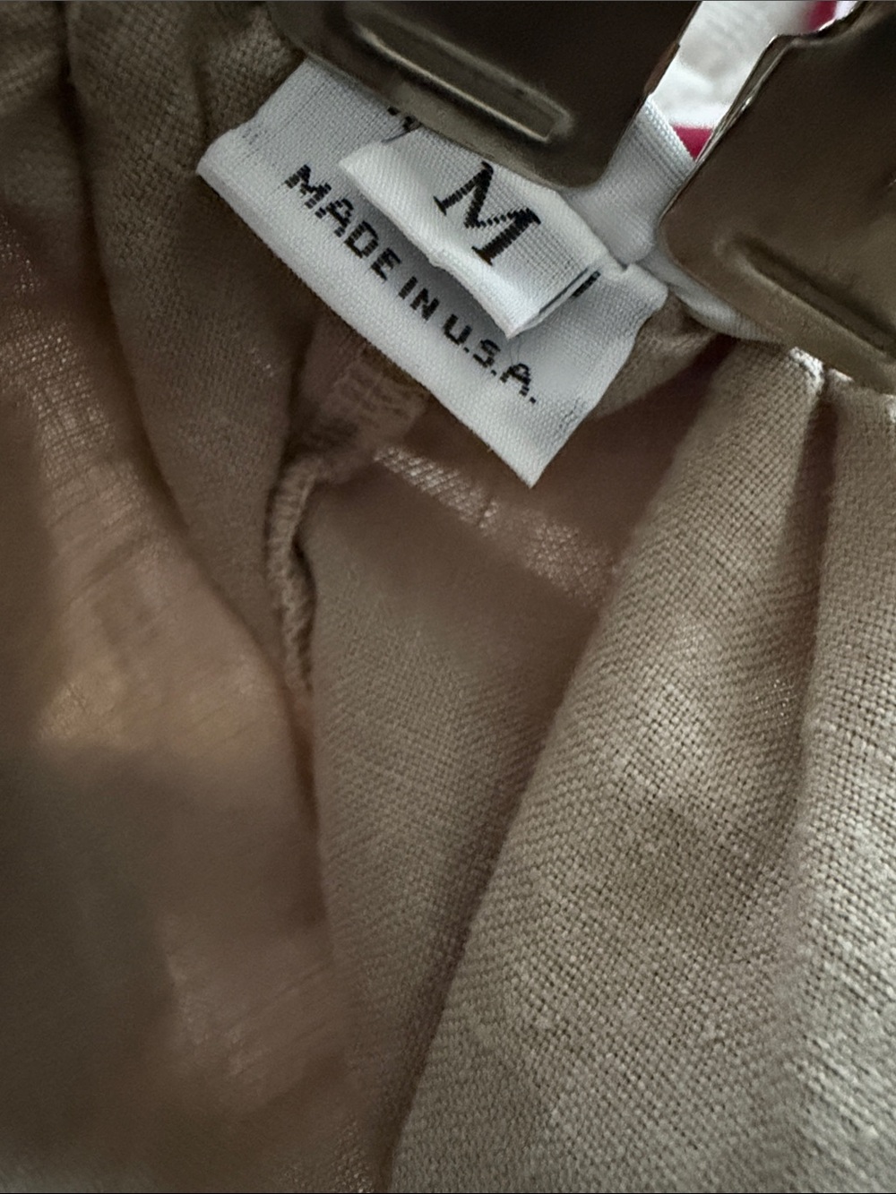 Bryn Walker Casbah Wide Leg Utility Pant 100% Linen Natural Color - Picture 6 of 8